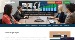 Desktop Screenshot of insightalpha.com